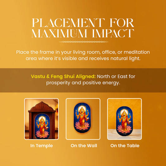 Lord Narasimha Pyrite Frame [ Capsule Shape ]