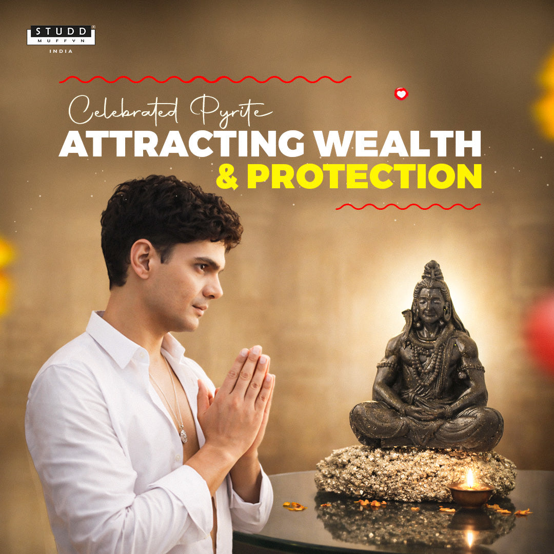 Lord Shiva on Pyrite Geode I Miniature Series