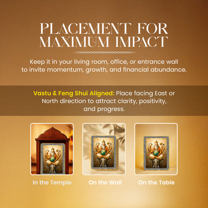 Lord Vishwakarma Pyrite Plate [Rectangle Plate]