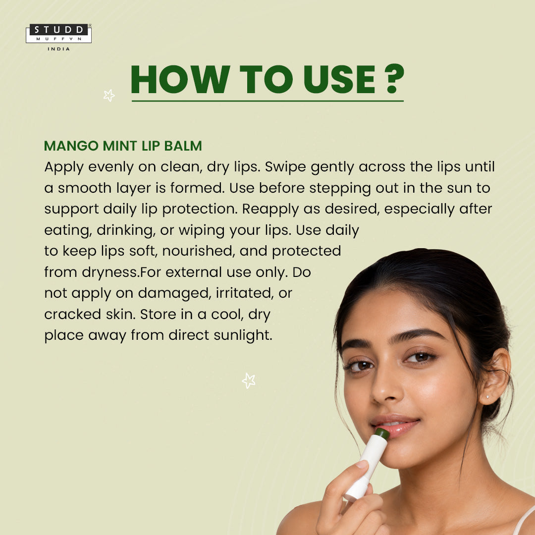 Mango Mint Lip Balm SPF 50 – Pack of 2