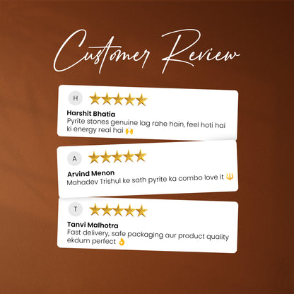 Mahadev Trishul Pyrite Frame [ Capsule Shape ]