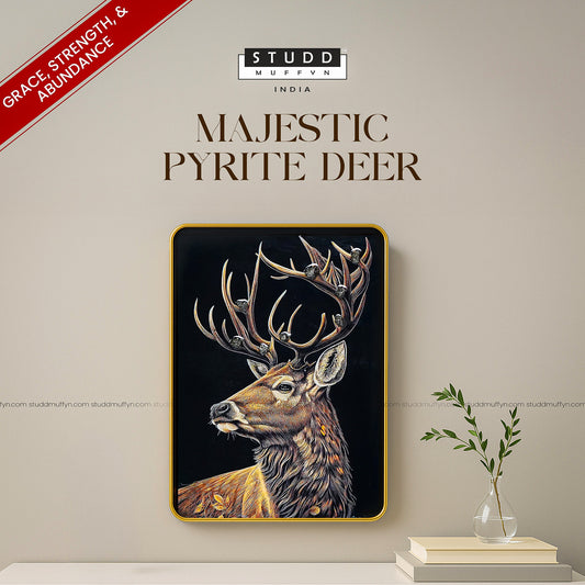 Majestic Pyrite Deer By Studd Muffyn