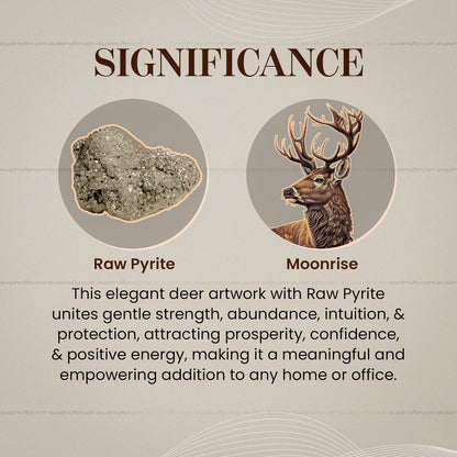 Majestic Pyrite Deer By Studd Muffyn