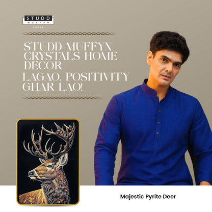 Majestic Pyrite Deer By Studd Muffyn