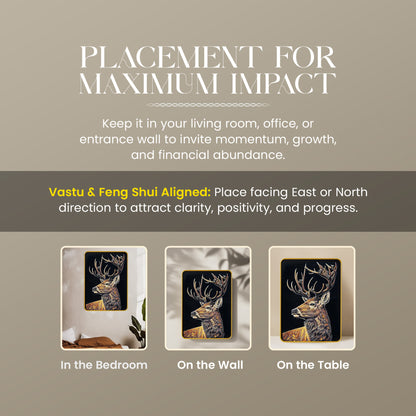 Majestic Pyrite Deer By Studd Muffyn