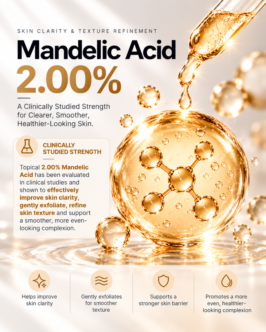 Mandelic Acid 2% Pigmentation Face Wash | Niacinamide 4% + Kojic Dipalmitate 1% (100ml)