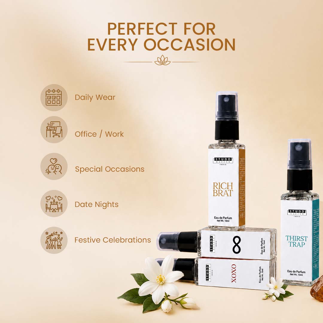 Mini Pocket Perfumes (Pack Of 4 x 10ml)
