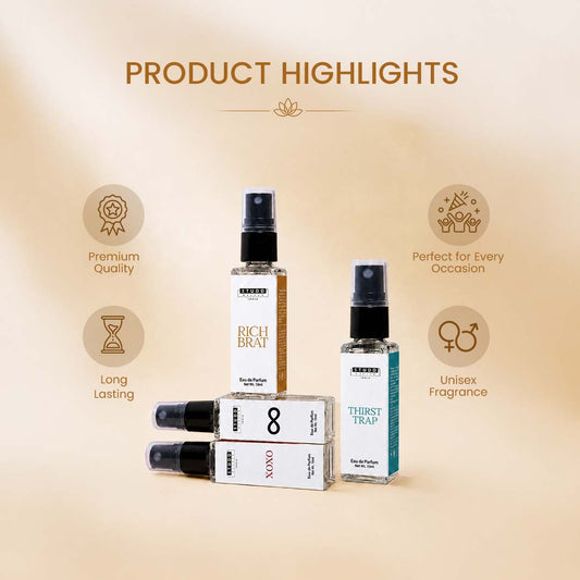 Mini Pocket Perfumes (Pack Of 4 x 10ml)