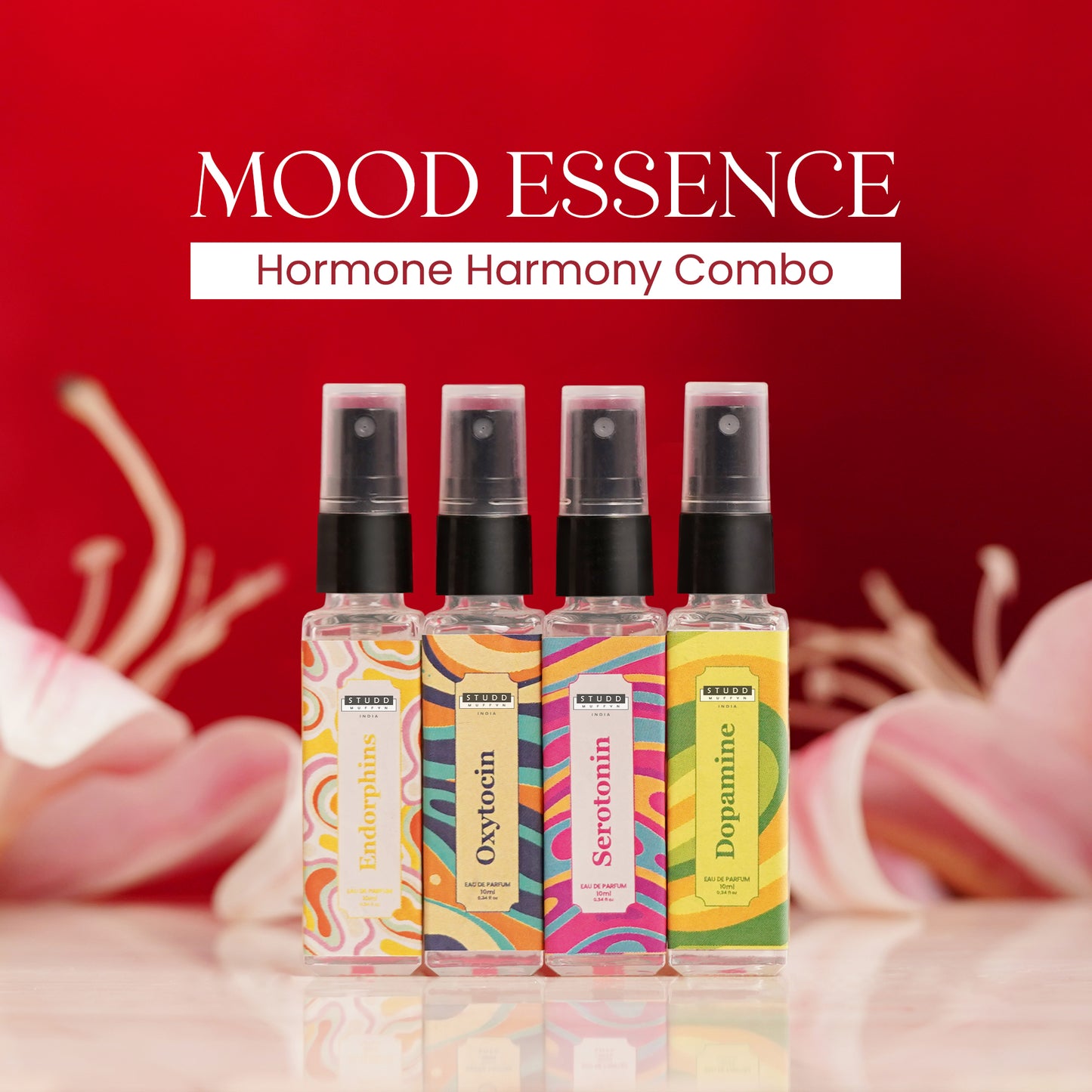 Mood Essence: Hormone Harmony Combo ( Pack of 4 x 10ml )