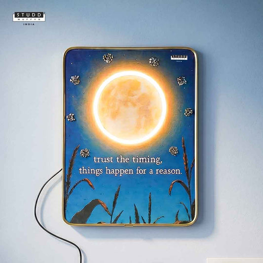 Moonlit Pyrite Destiny Neon Light Frame