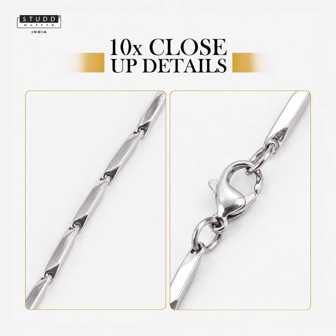 Silver Rice Chain 3MM