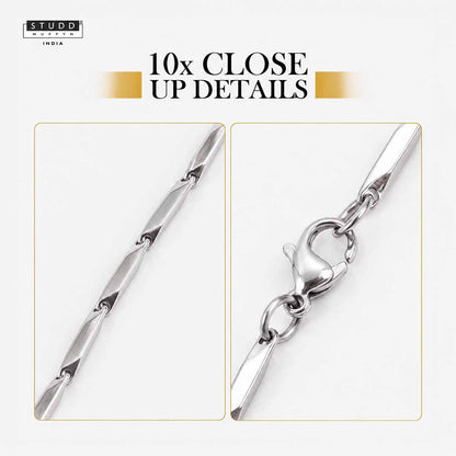 Silver Rice Chain 3MM