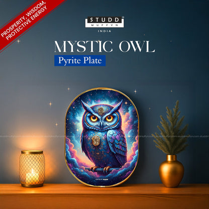 Mystic Owl Pyrite Plate [Capsule Frame]
