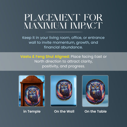 Mystic Owl Pyrite Plate [Capsule Frame]