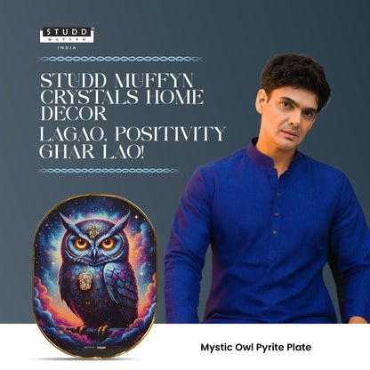 Mystic Owl Pyrite Plate [Capsule Frame]