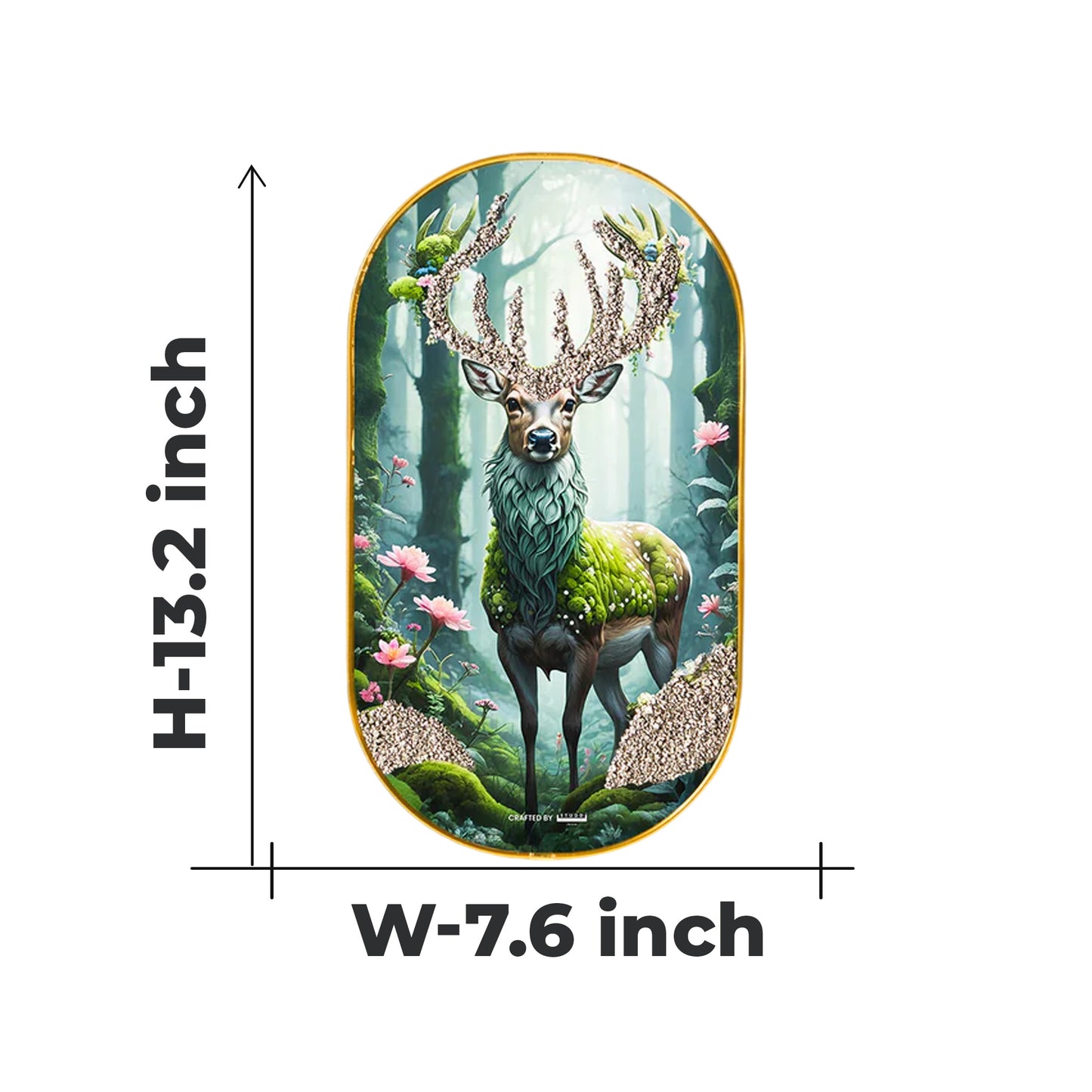 Magical Pyrite Deer Plate [ Capsule Plate ]