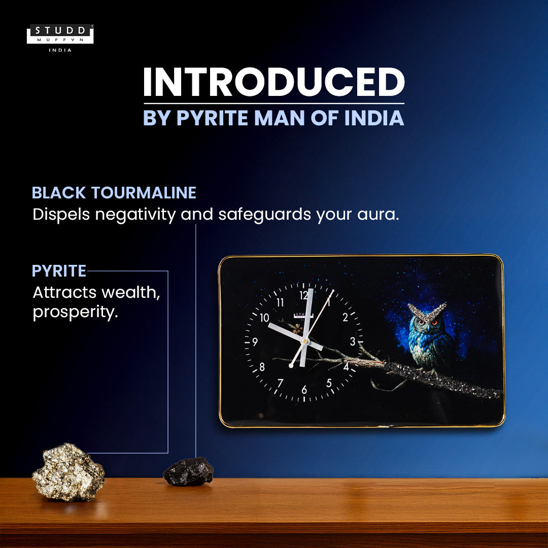 Nazar Protection Owl Clock