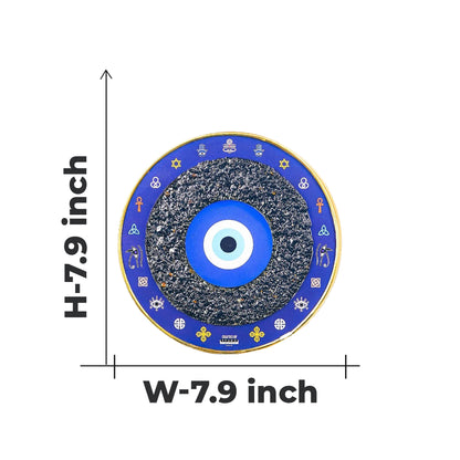 Studd Muffyn Nazar Suraksha Obsidian Plate