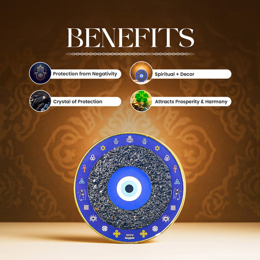 Studd Muffyn Nazar Suraksha Obsidian Plate