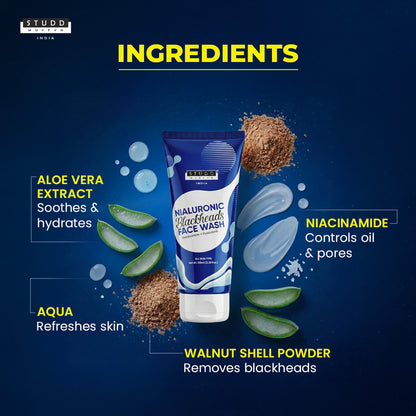 Nialuronic Blackheads Face Wash