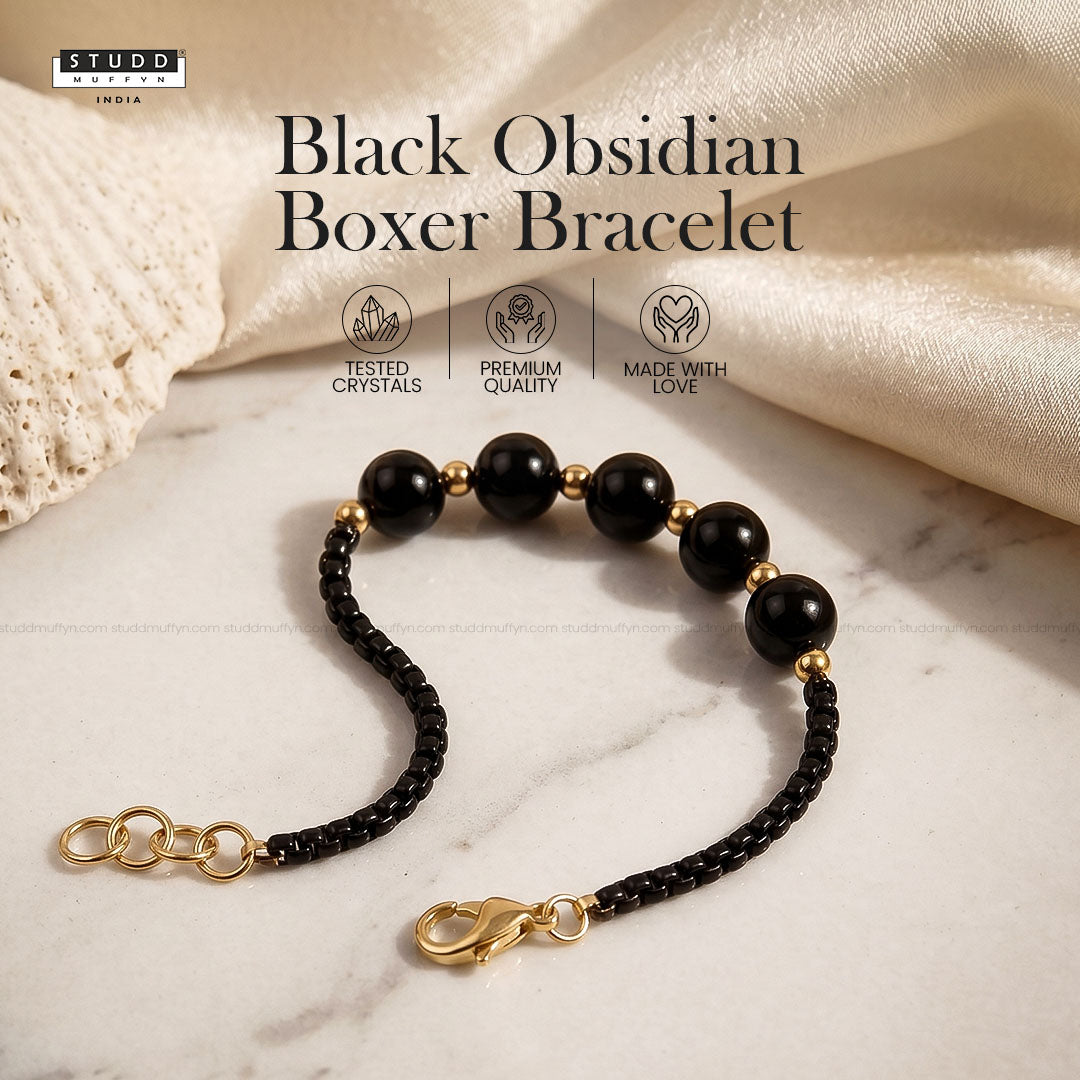 Obsidian Boxer Bracelet