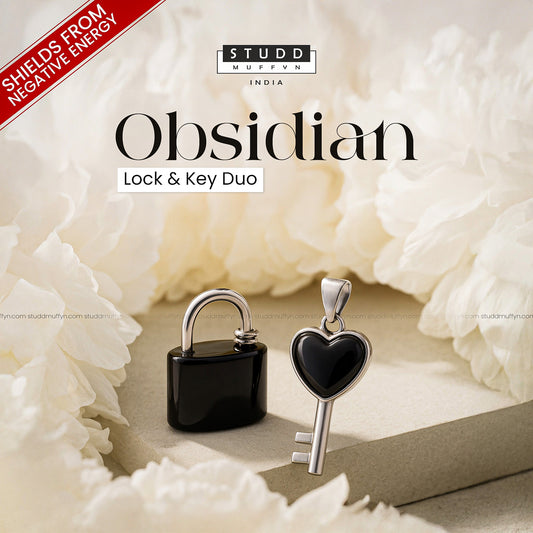 Studd Muffyn Obsidian Lock & Key Duo