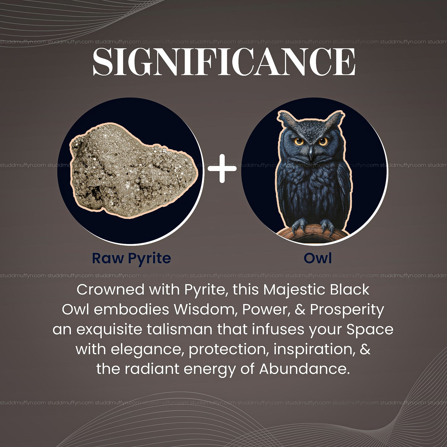 Pyrite Owl By Studd Muffyn