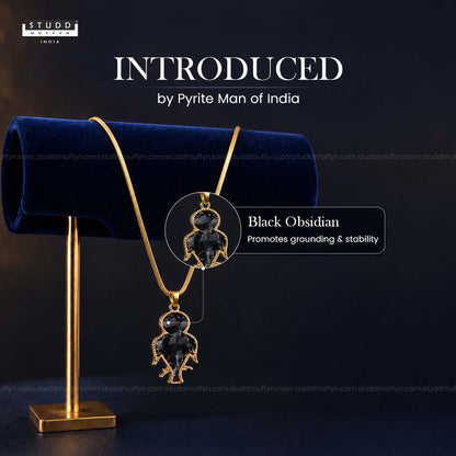 The Protection OWL pendant - 24k Gold Tone Plated [ With Chain ]