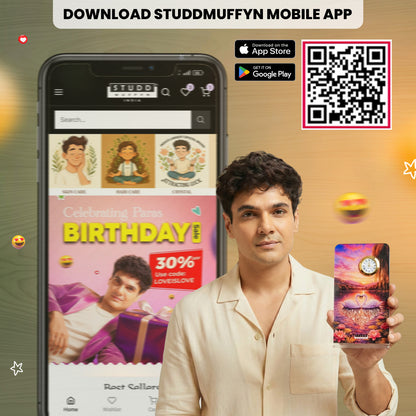 Pair of Pigeons Tourmaline Crystal Table Clock