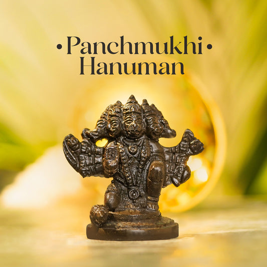 Panchmukhi Pyrite Hanuman