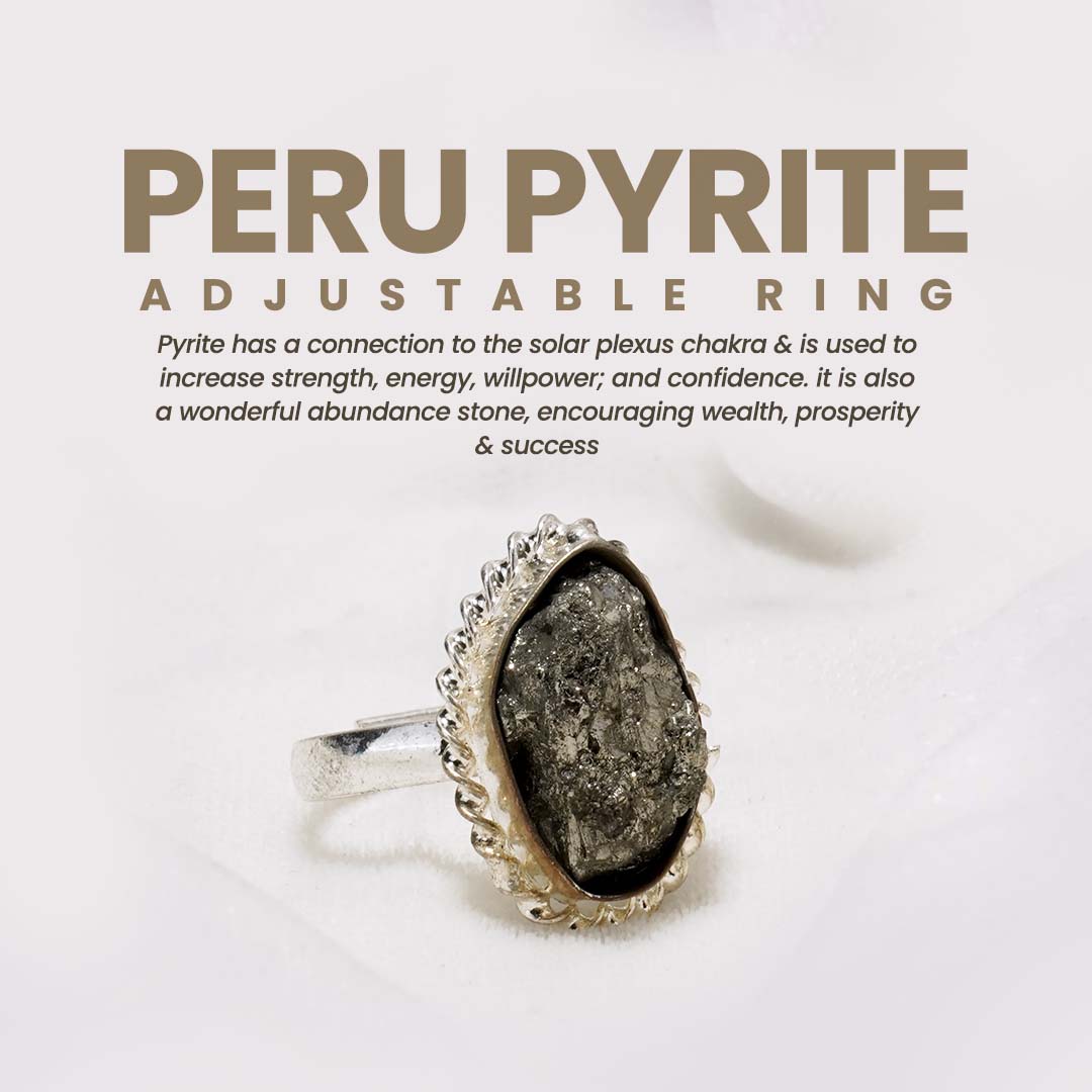 Peru Pyrite Ring