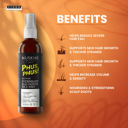 Ayurvedic Phus Phus Overnight Hair Growth Rice Mist