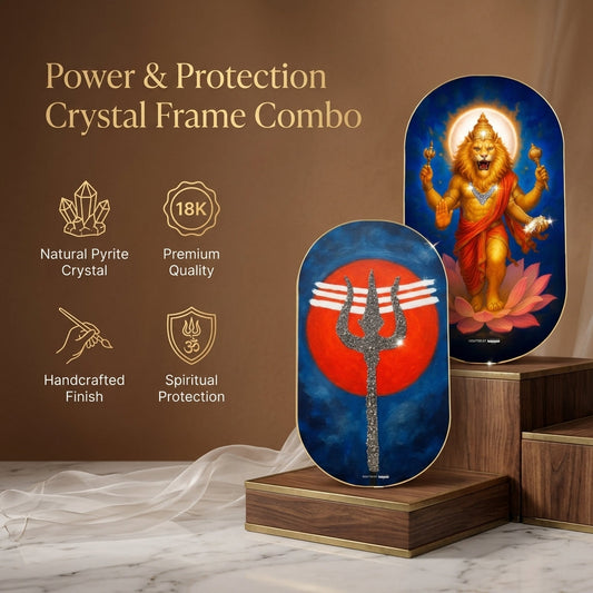 Power and Protection Crystal Frame Combo