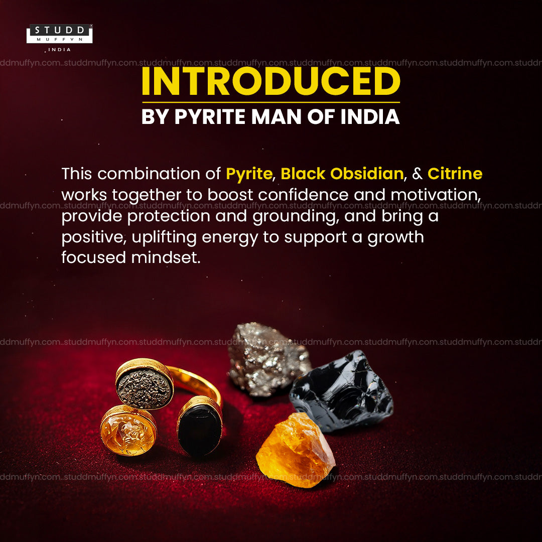 Prosperity Protection Pyrite Ring
