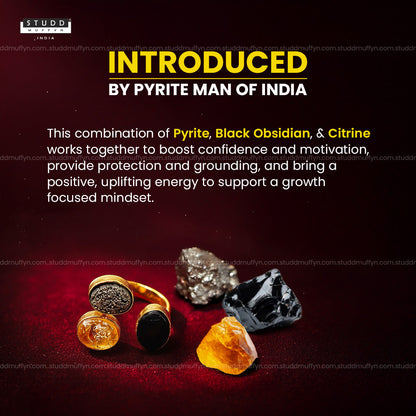 Prosperity Protection Pyrite Ring