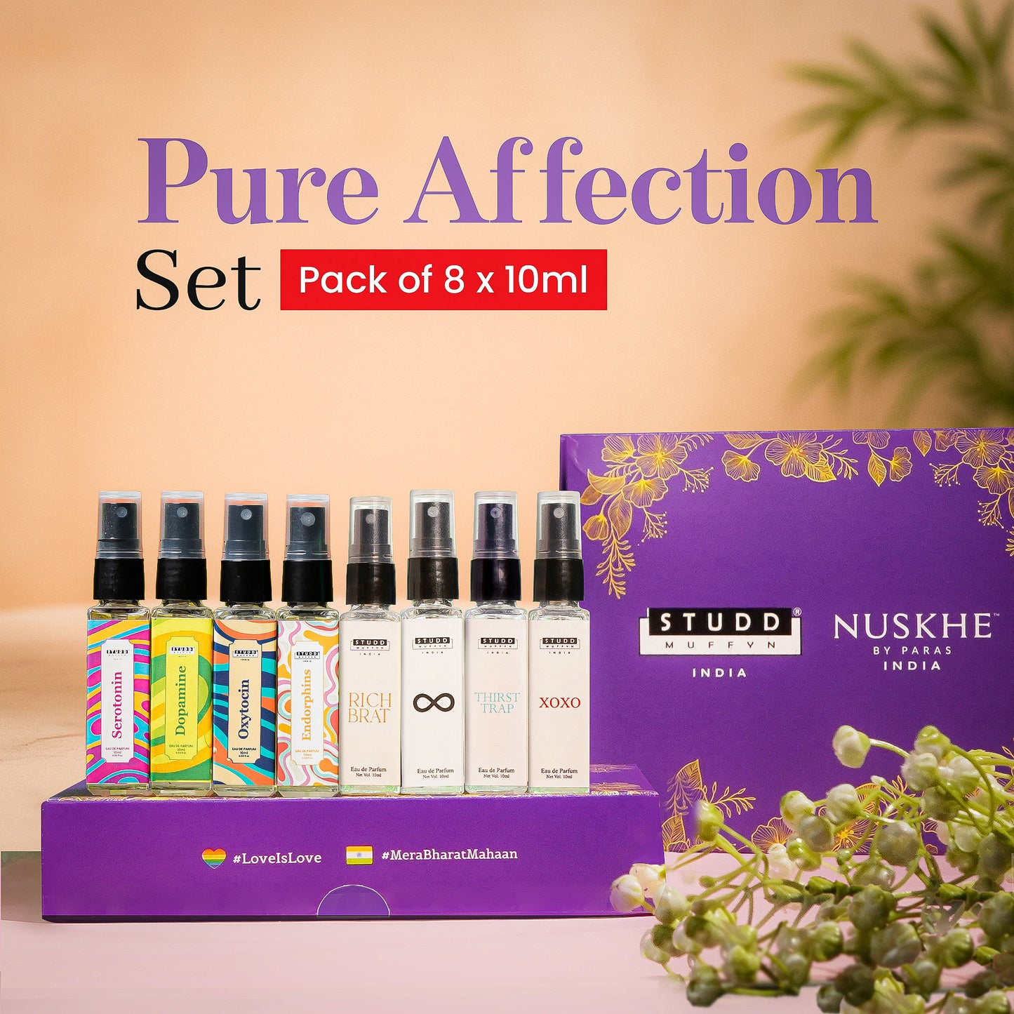 Pure Affection Set ( Pack of 8 x 10ml )