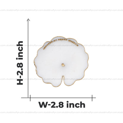 Pure Lotus Leaf Harmony Selenite Coaster