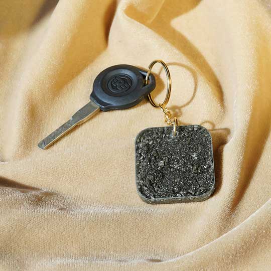 Pyrite Keyring