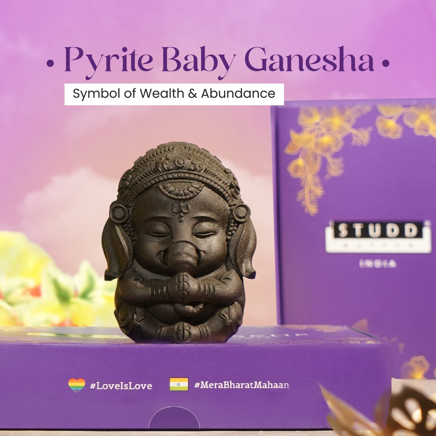 Pyrite Baby Ganesha