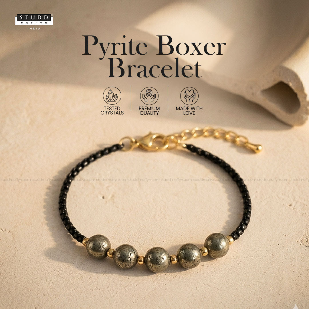 Pyrite Boxer Bracelet
