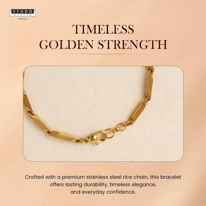 Richie Rich Rice 24K Gold-Toned Chain Bracelet