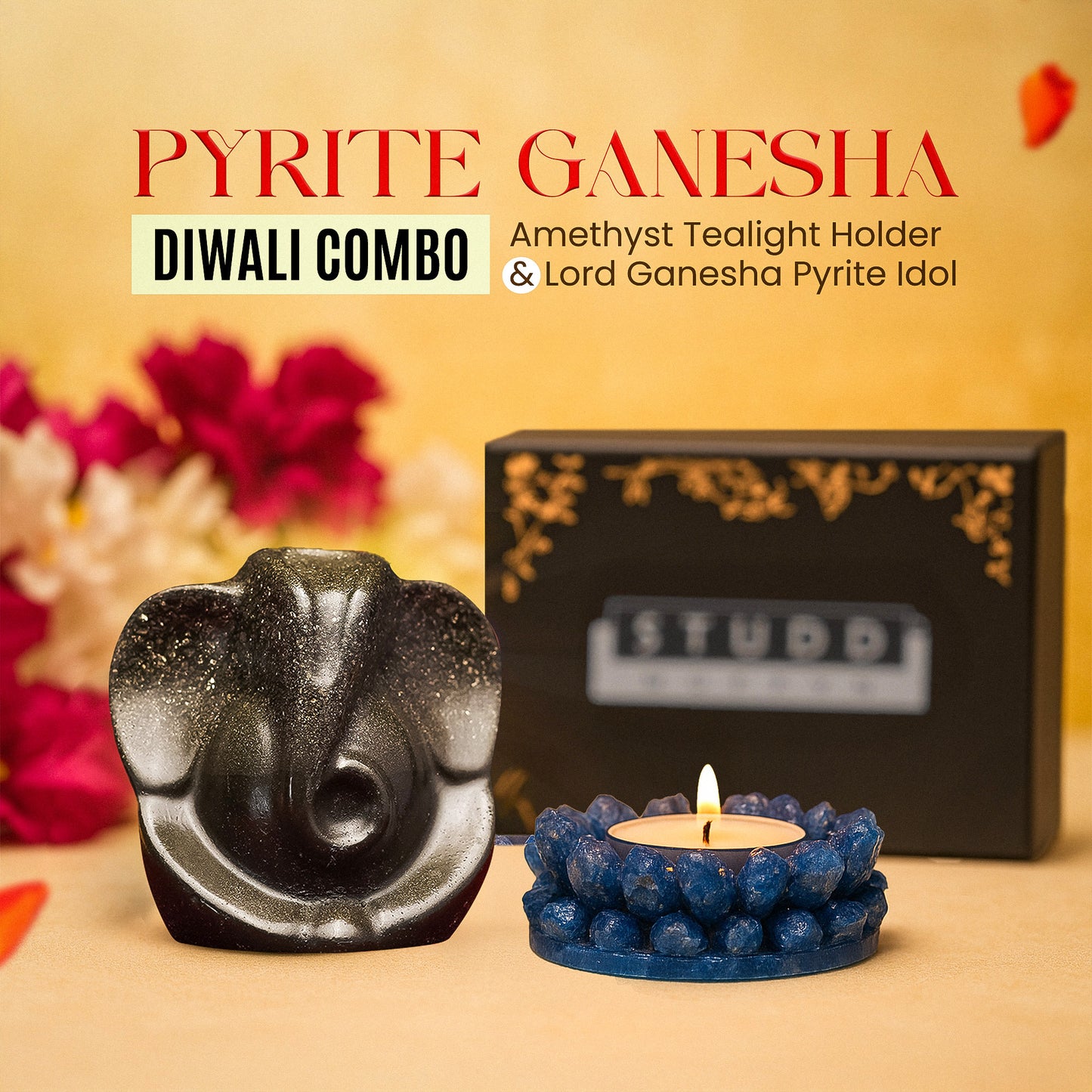 Pyrite Ganesha Diwali Combo