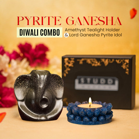 Pyrite Ganesha Diwali Combo