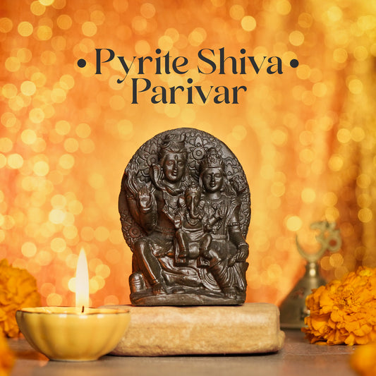 Pyrite Shiva Parivar