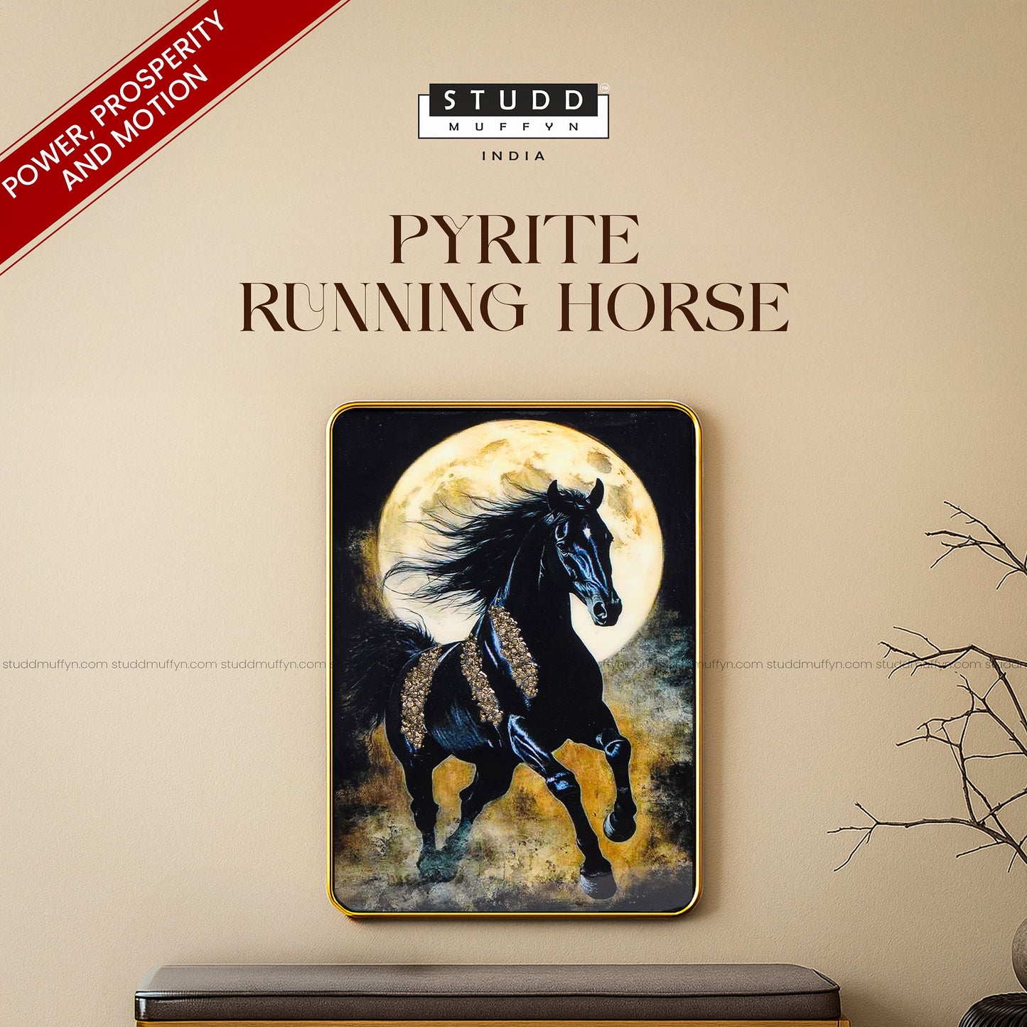 Pyrite Running Horse By Studd Muffyn