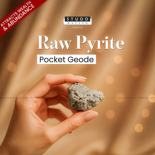 Raw Pyrite Pocket Geode