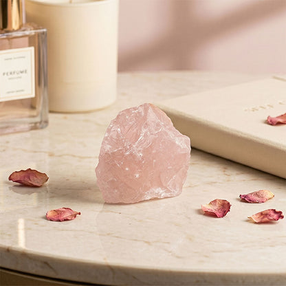 Raw Rose Quartz Geode ( 30-50 gms )