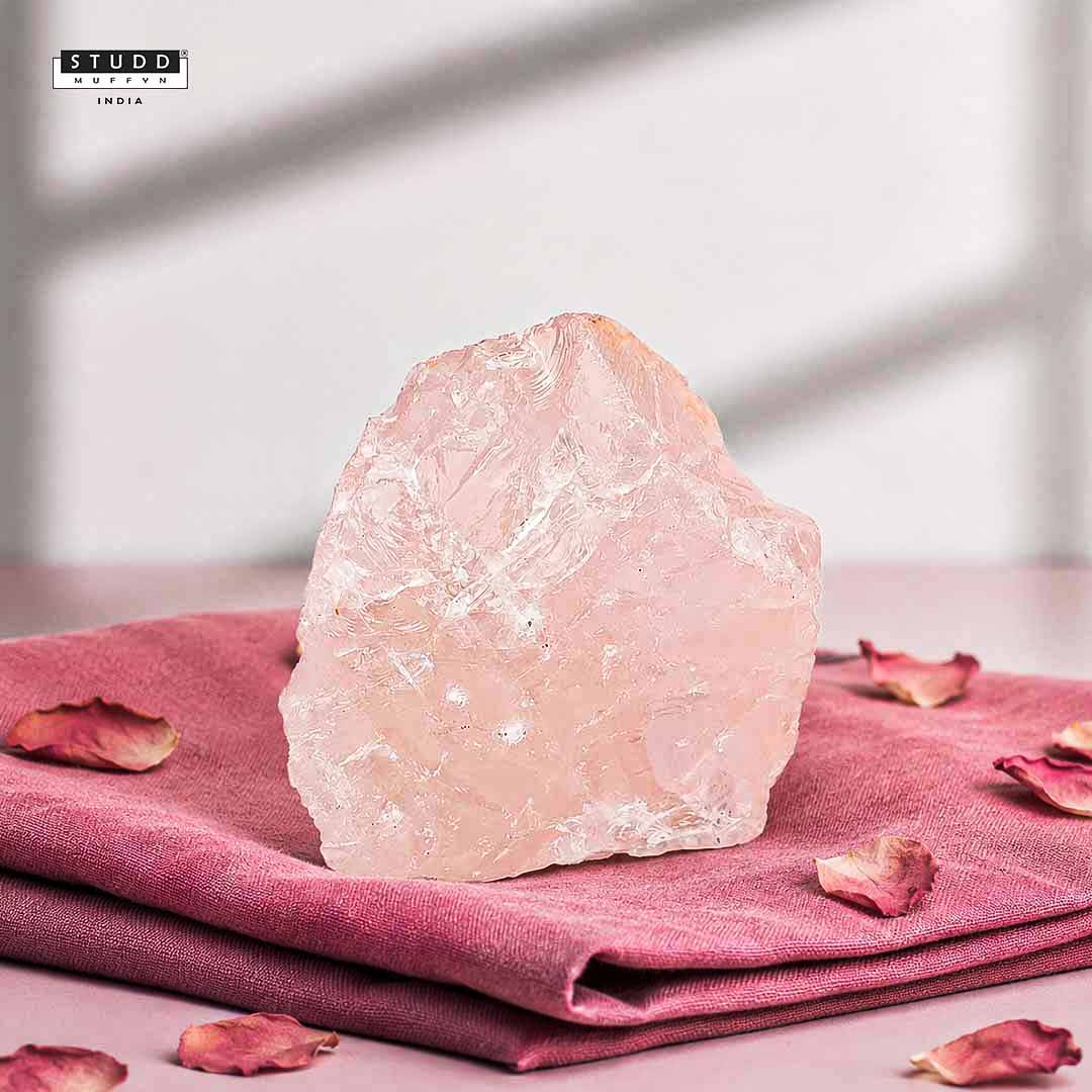 Raw Rose Quartz Geode ( 30-50 gms )