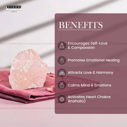 Raw Rose Quartz Geode ( 30-50 gms )