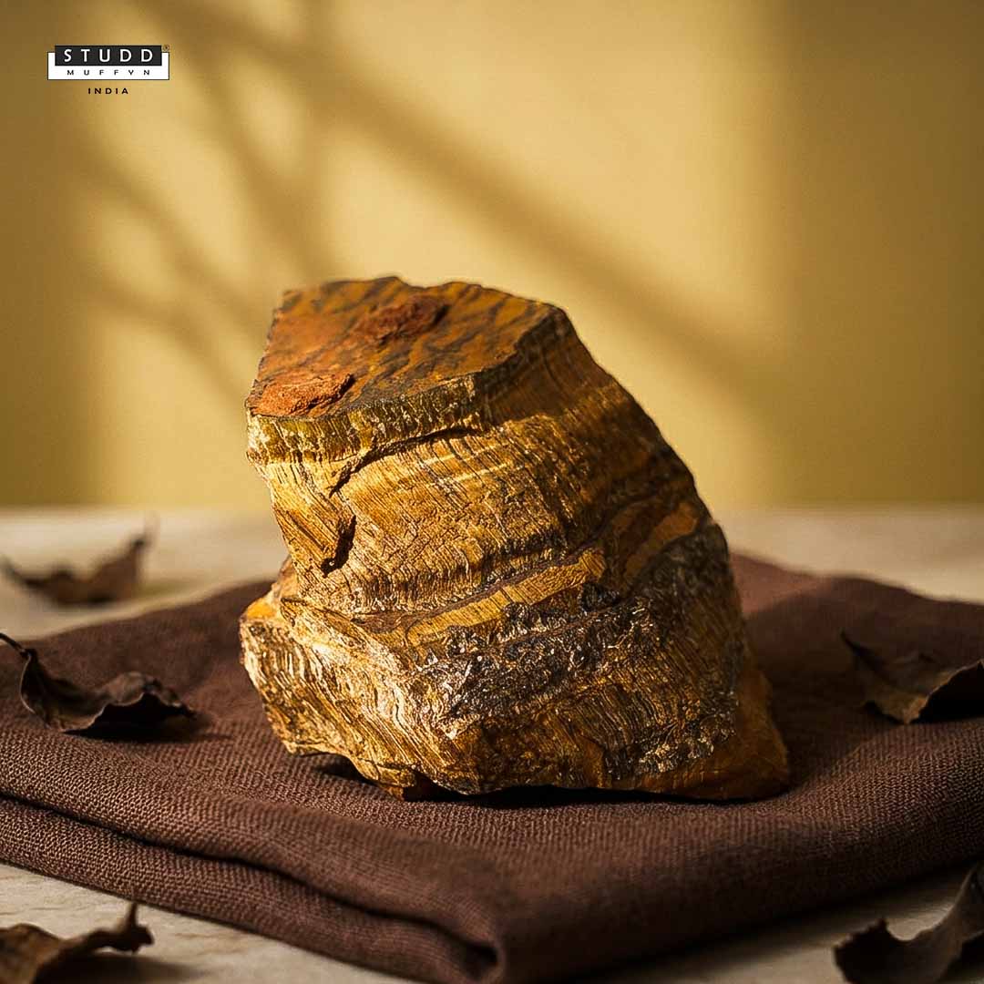 Raw Tiger Eye Geode ( 30-50 gms )